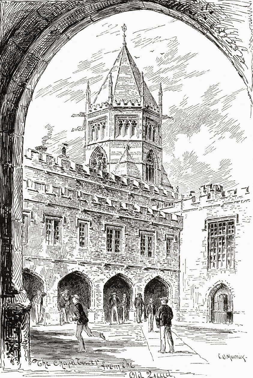 Rugby School, kappelitorni vanhasta nelosesta, 