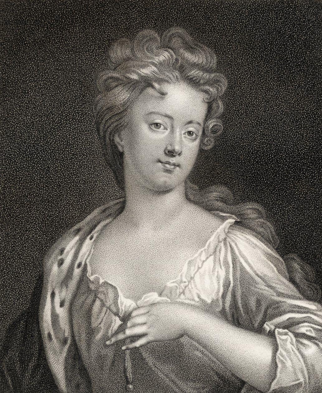 Sarah Jennings, kaiverrus Bocquet, kuvitus 