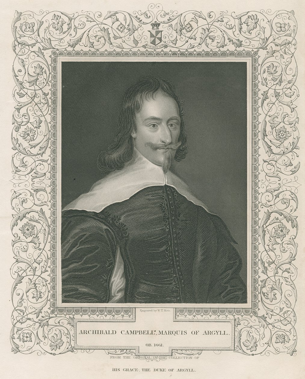 Sir Archibald Campbell, 1. markiisi ja 8. Earl of Argyll, "Lodge