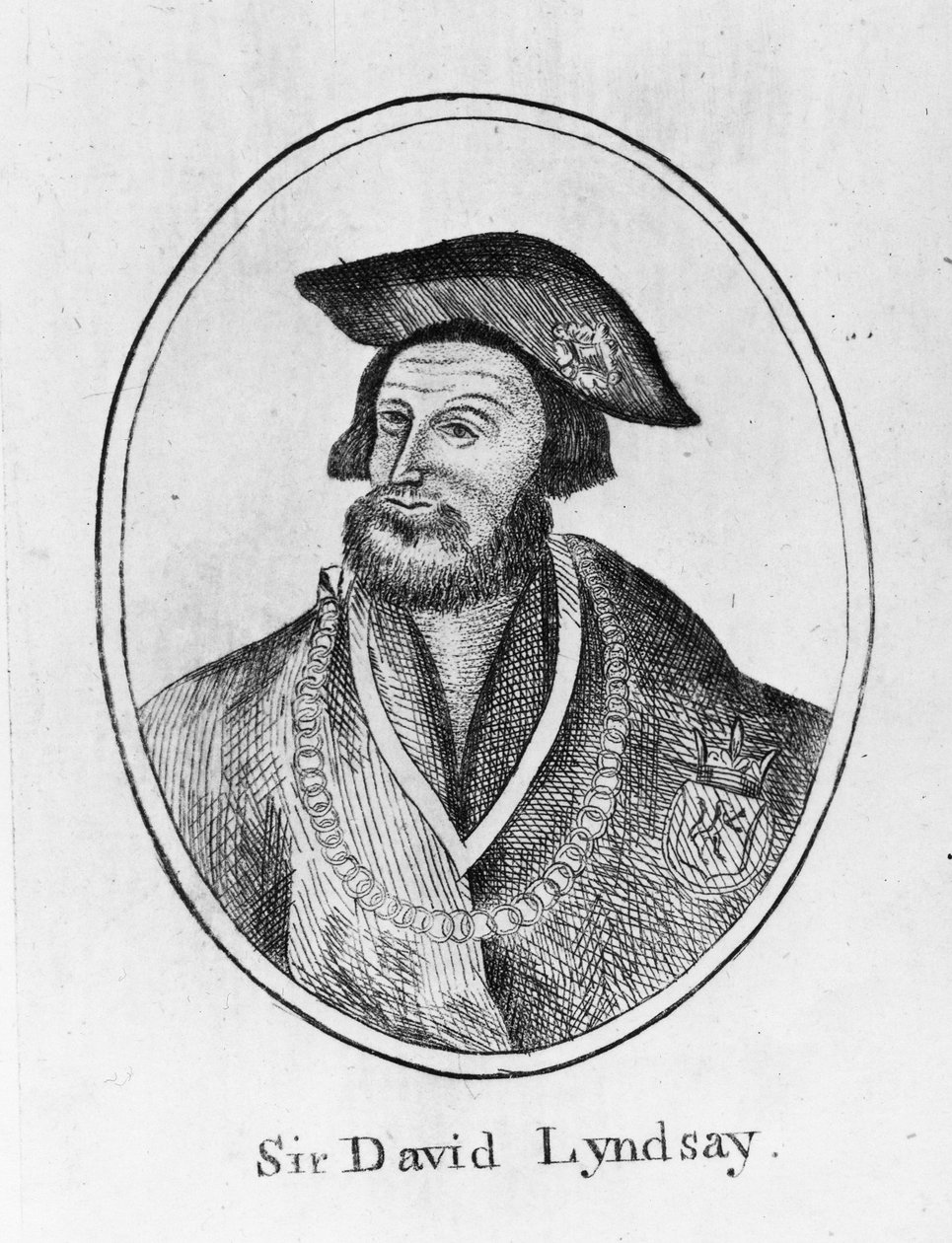 Sir David Lyndsay vuorelta, 1634 tekijältä English School