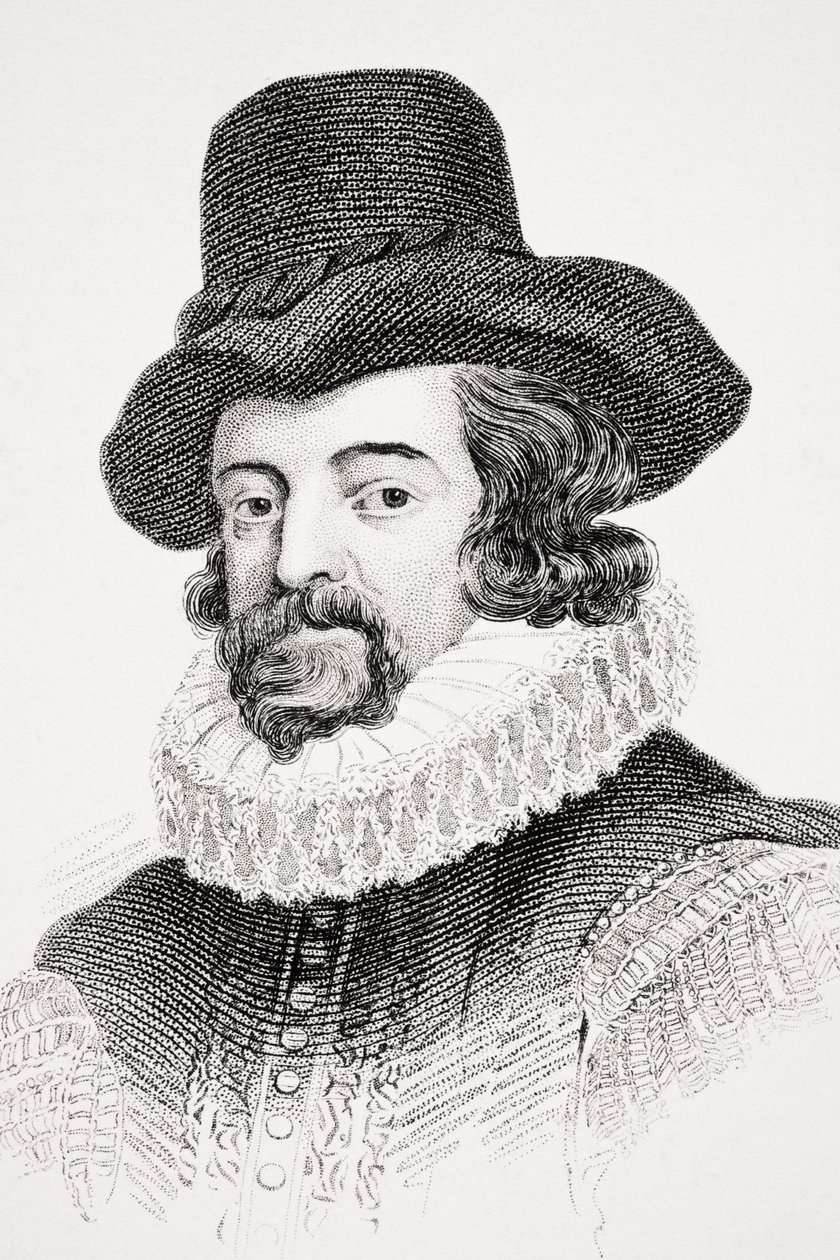Sir Francis Bacon, kuvitus lordi Broughamin teoksesta "Old England