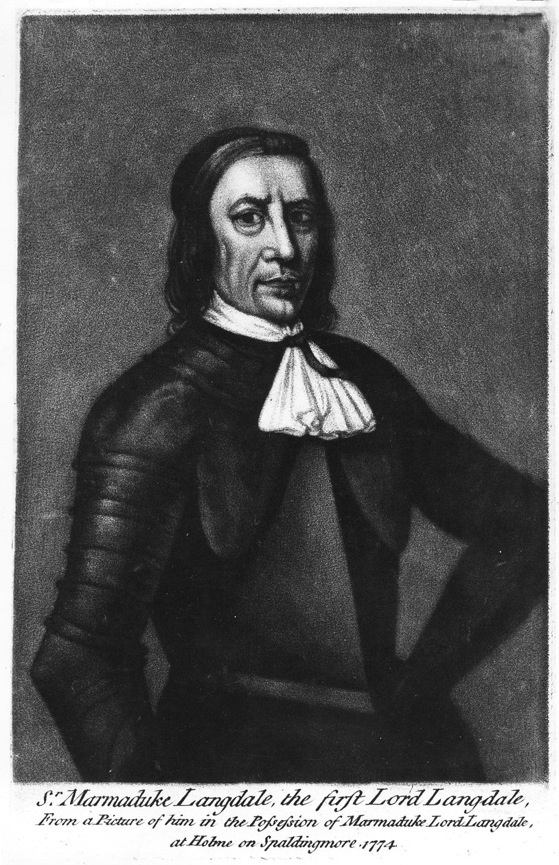 Sir Marmaduke Langdale, ensimmäinen lordi Langdale, n. 1774 tekijältä English School