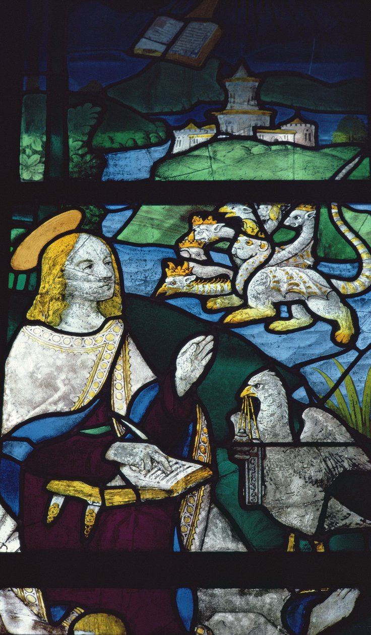Pyhä Johannes Patmoksen saarella, 1500-luku tekijältä English School