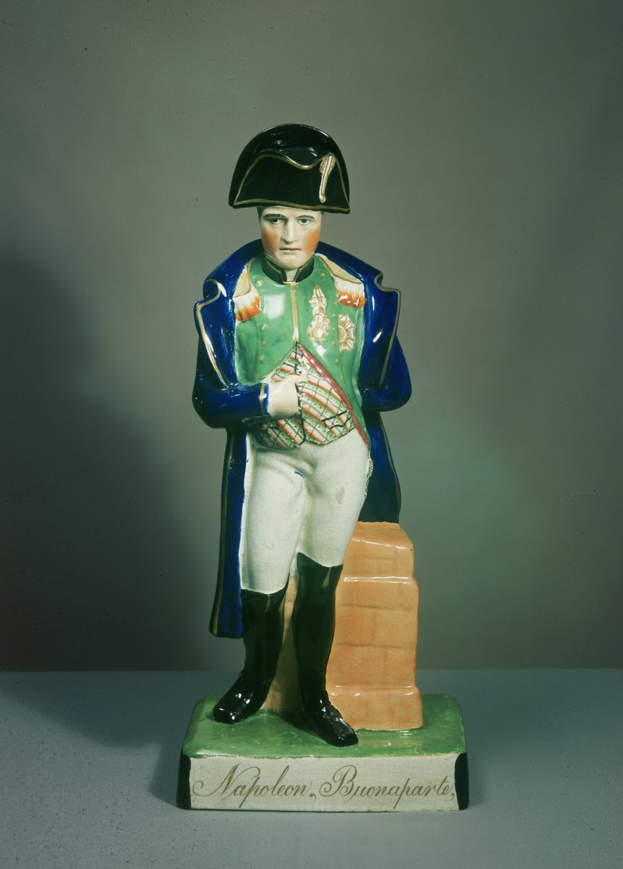 Staffordshiren Napoleon Bonaparten hahmo (keraaminen) tekijältä English School