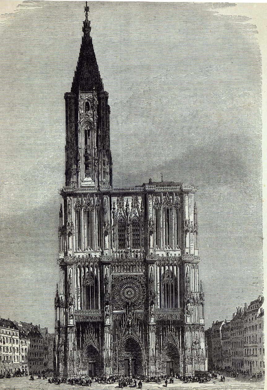 Strasbourgin katedraali, The Illustrated London News, 1870 tekijältä English School