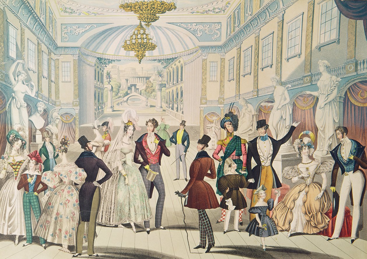 Kesämuoti vuodelle 1836 (värikaiverrus) tekijältä English School
