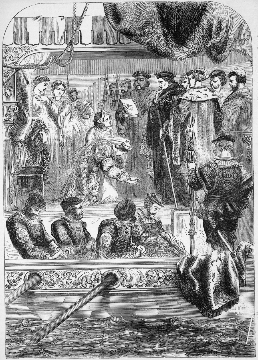 Anne Boleynin pidätys (painettu) tekijältä English School