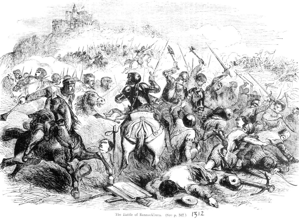 Bannockburnin taistelu vuonna 1314 tekijältä English School