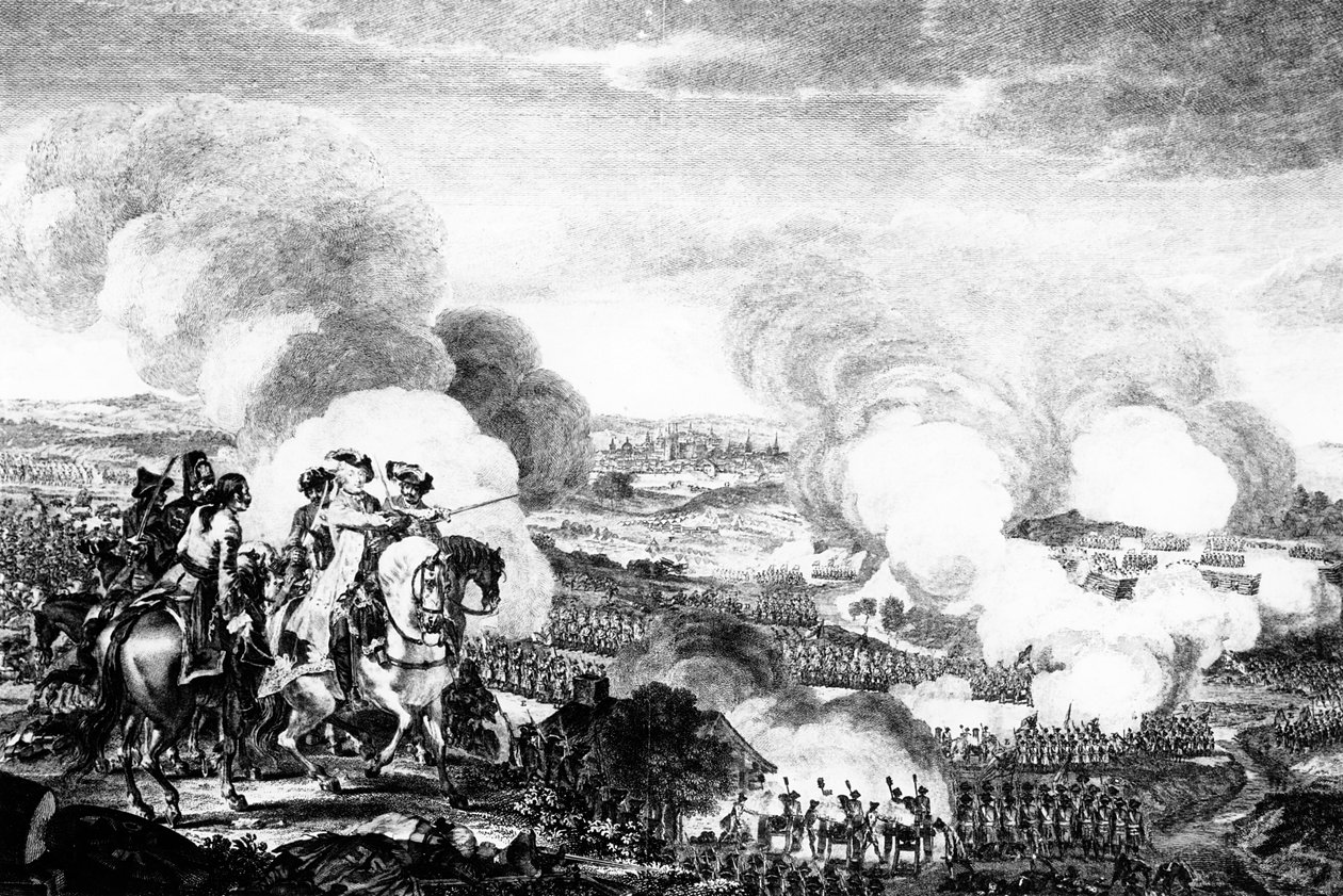 Prahan taistelu, käyty 6. toukokuuta 1757 tekijältä English School