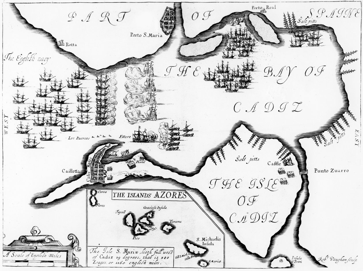 Cádizin valtaus vuonna 1596 tekijältä English School