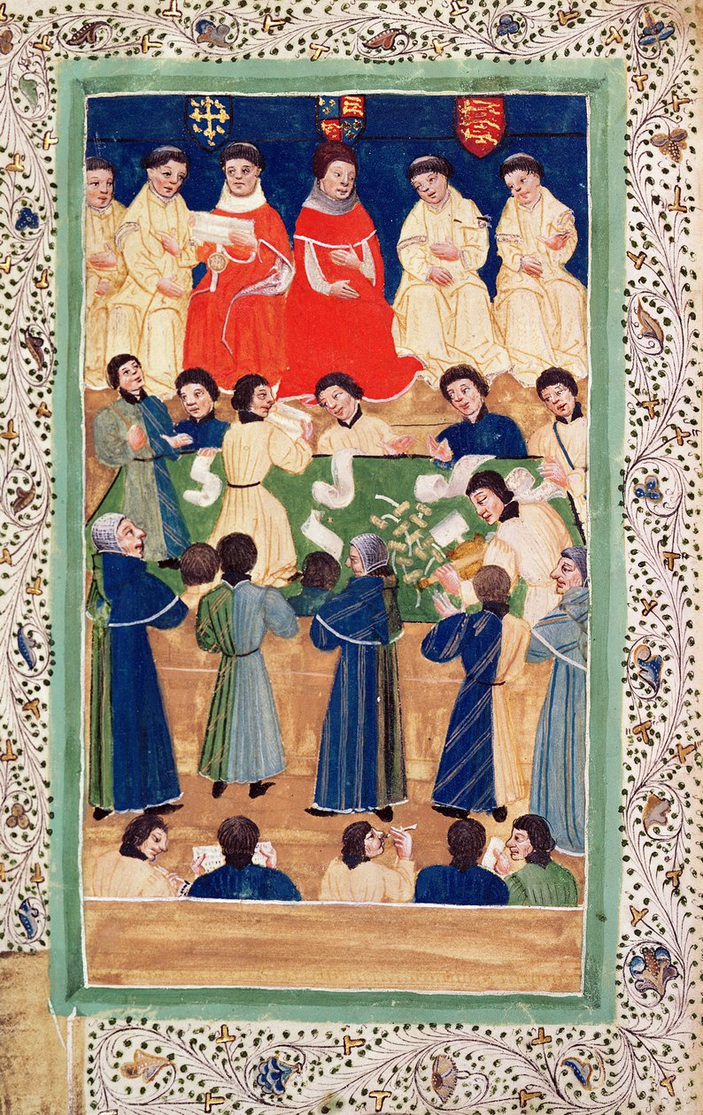Court of Chancery, n. 1460 (valaistus vellum) tekijältä English School