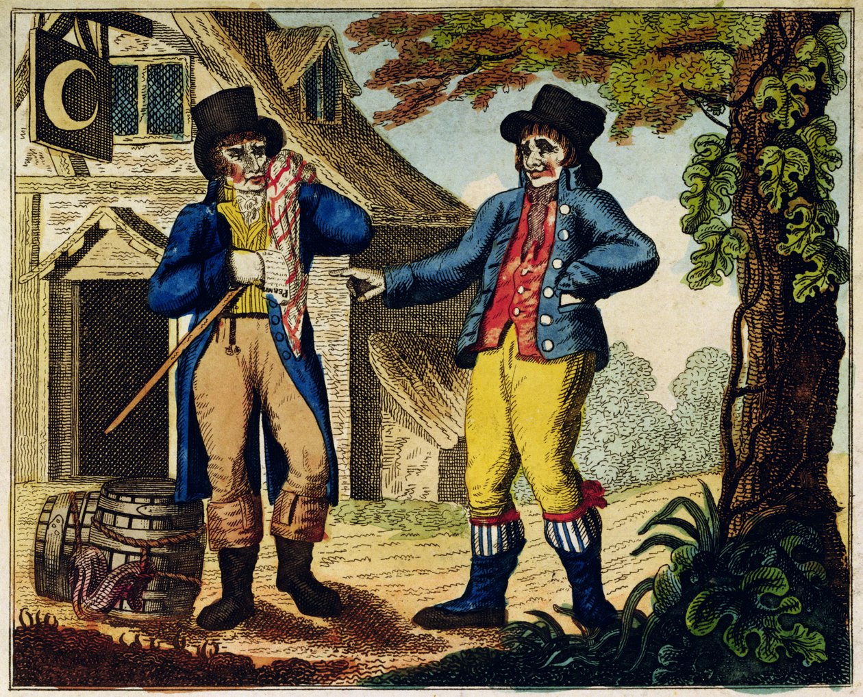 The Excisemen Outwitted (värikaiverrus) tekijältä English School