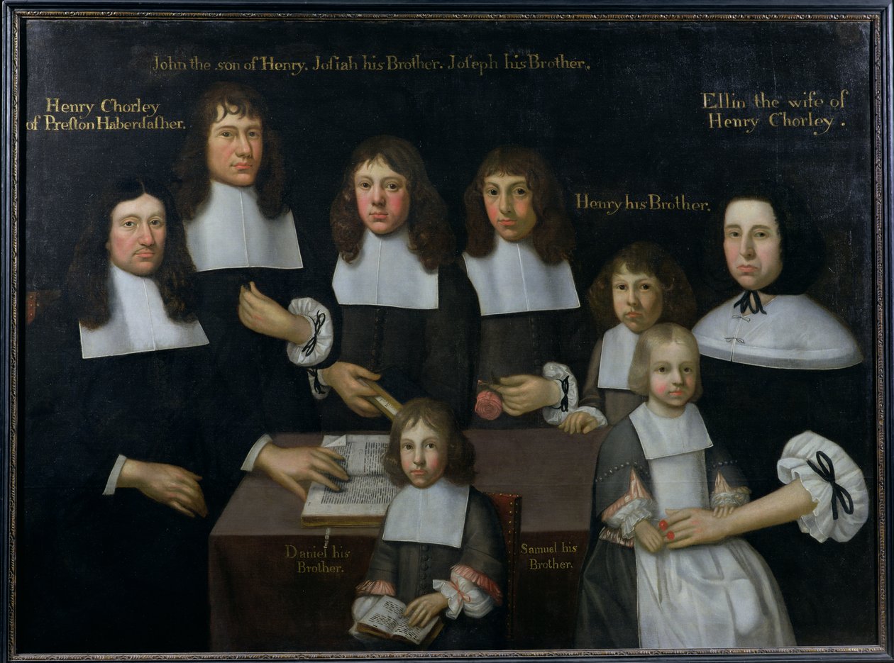 Henry Chorleyn perhe, Prestonin lyhytsäkki, n. 1680 tekijältä English School