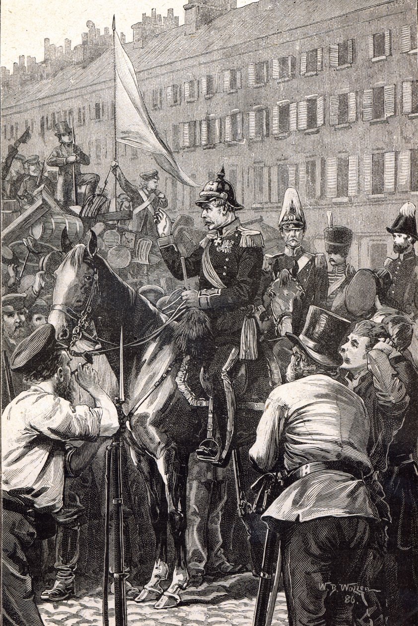 Preussin kuningas puhui berliiniläisille vuonna 1848 tekijältä English School