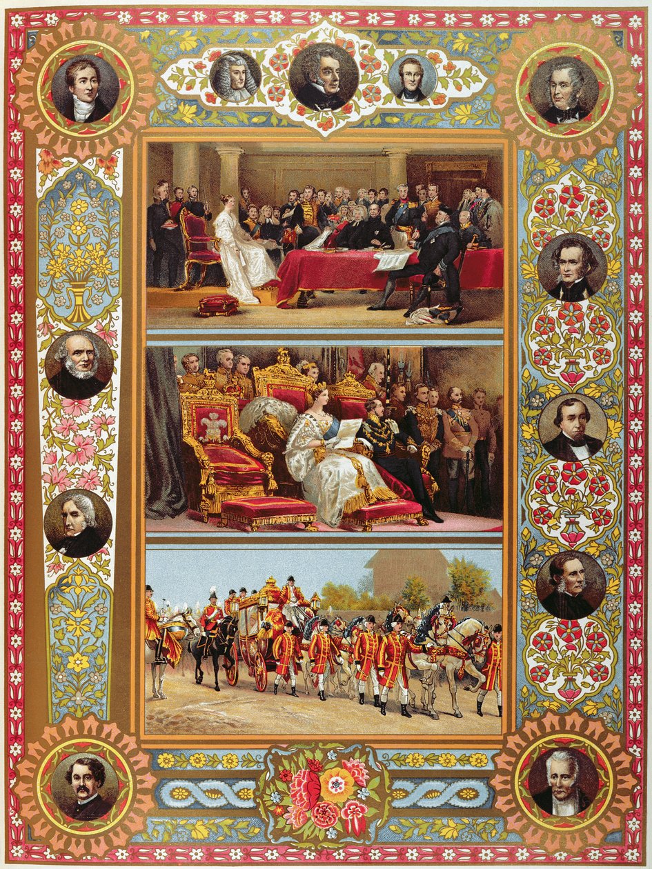 The Life of Queen Victoria, Illustrated London News -juhlavuoden painoksesta tekijältä English School