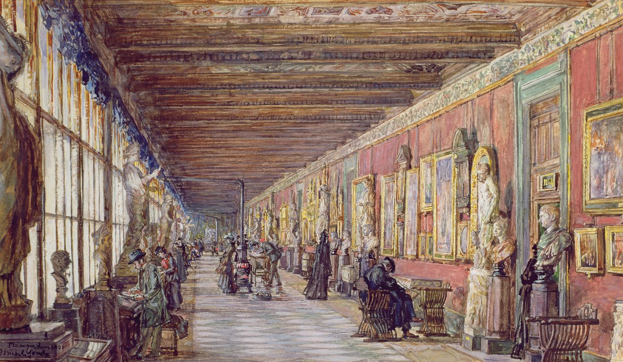 Pitkä galleria, Uffizi tekijältä English School