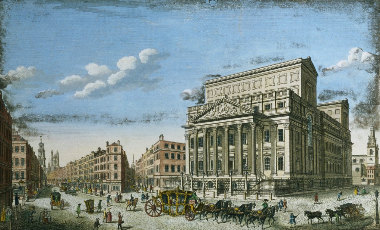 Lord Mayors Mansion House, Lontoo, noin 1753 tekijältä English School