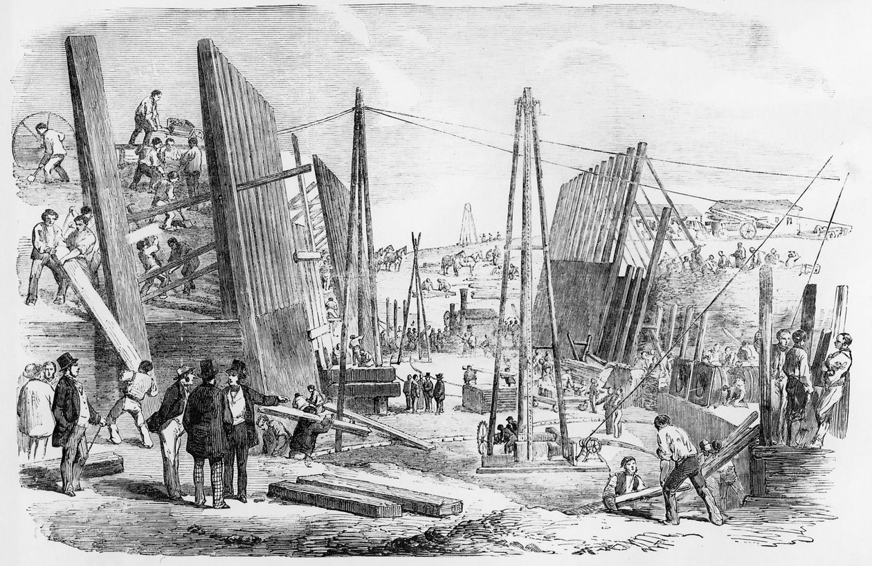 The New Victoria Dock Works, Plaistow Marches, julkaistu 