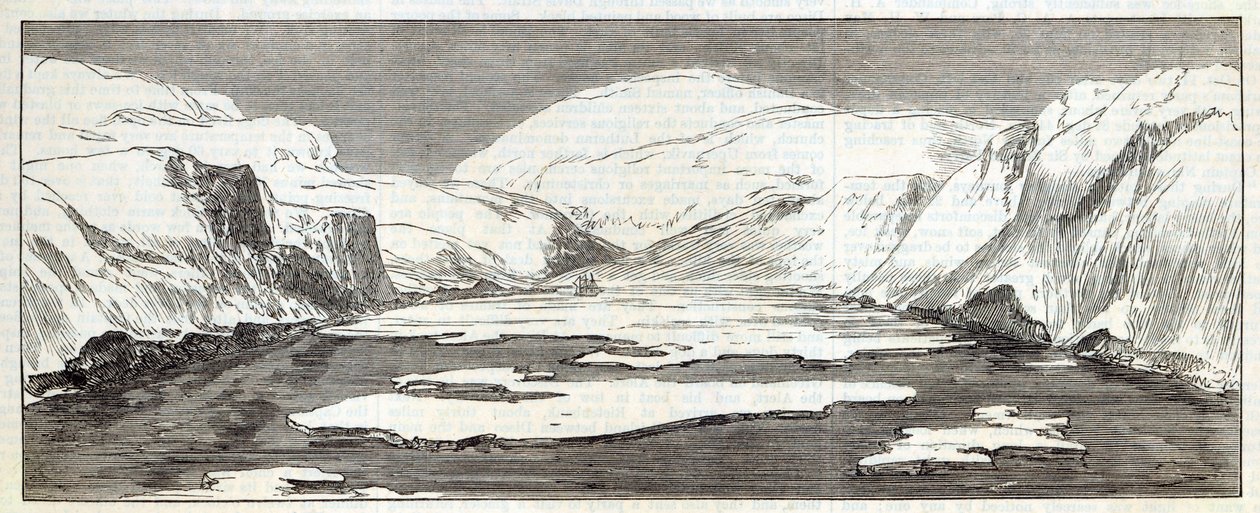 North Pole Expedition: Discovery Bay, "The Illustrated London News", 1876 tekijältä English School