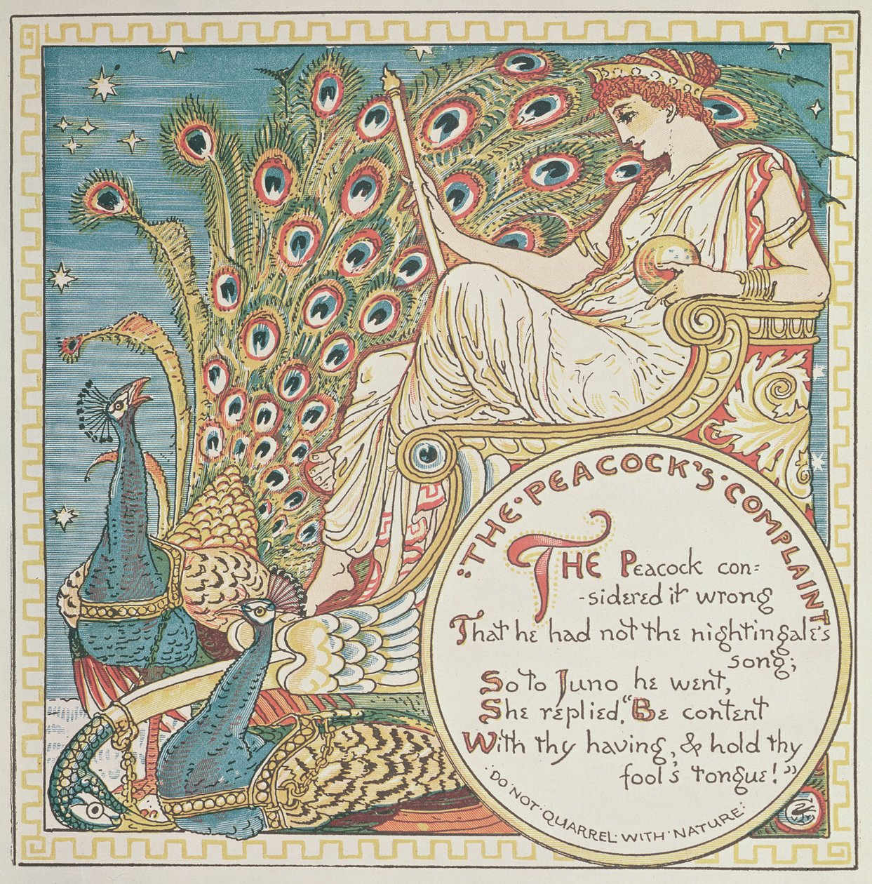 Peacockin valitus, 1887 tekijältä English School