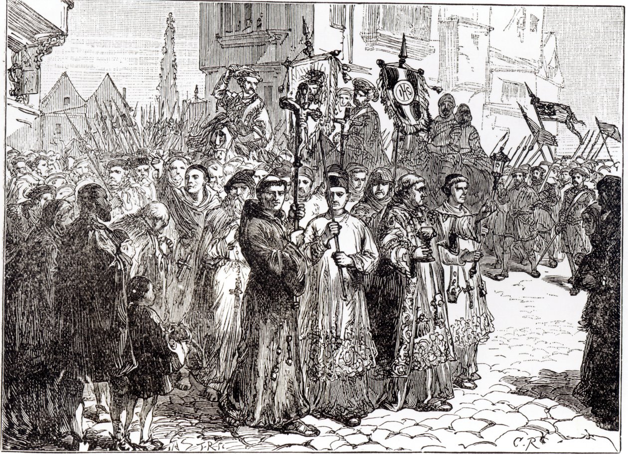 Armon pyhiinvaellus vuonna 1536 tekijältä English School