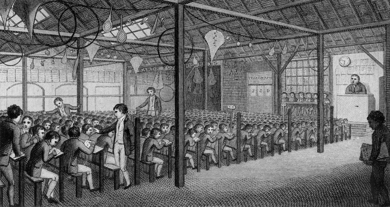 The Royal Free School, julkaisija W. Robbin, n. 1805 tekijältä English School