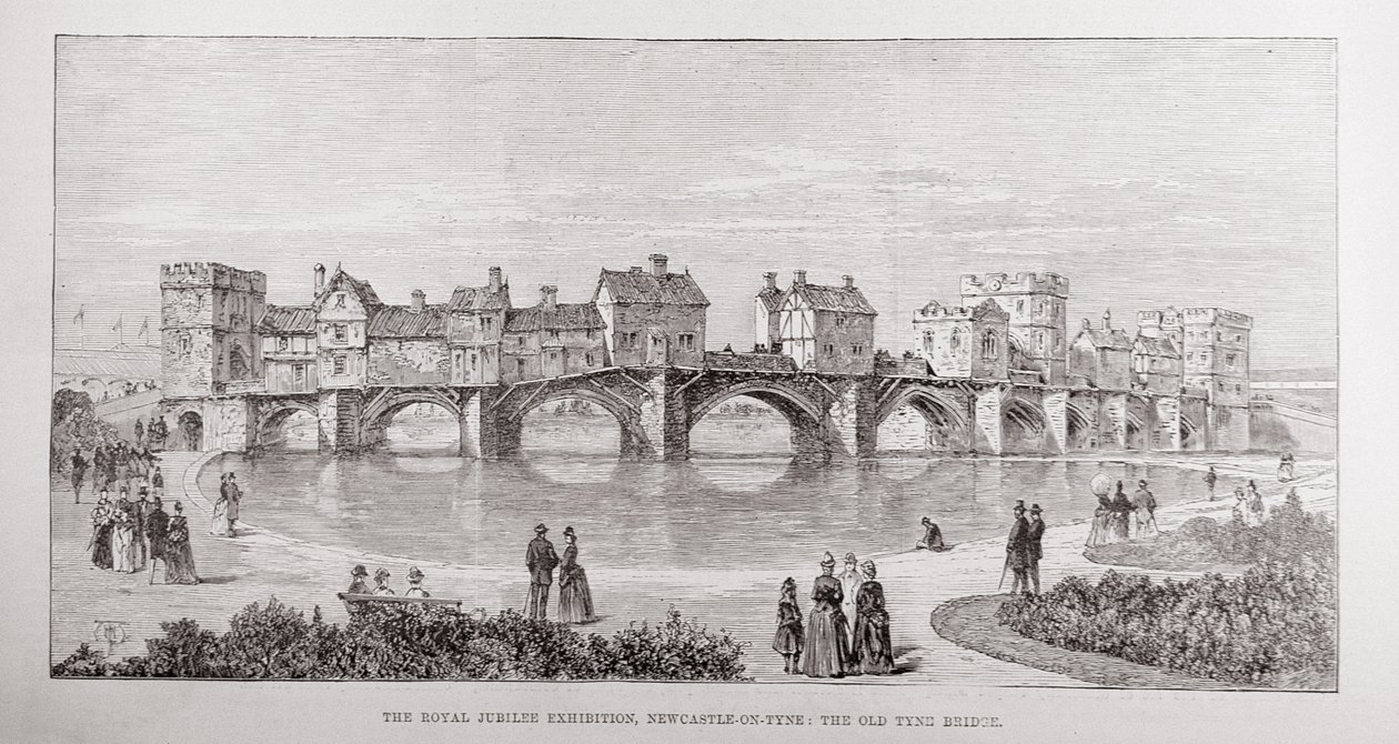 The Royal Jubilee Exhibition, Newcastle-on-Tyne: The Old Tyne Bridge, 