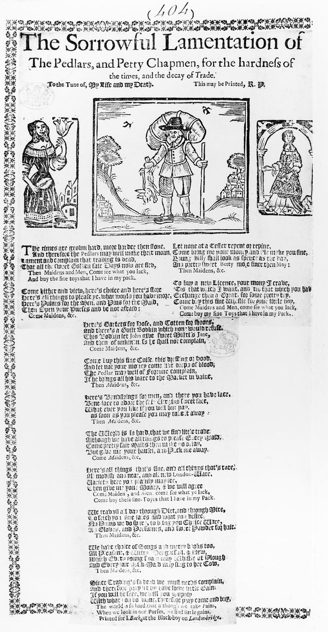 The Sorrowful Lamentation of the Pedlars ja Penny Chapman tekijältä English School