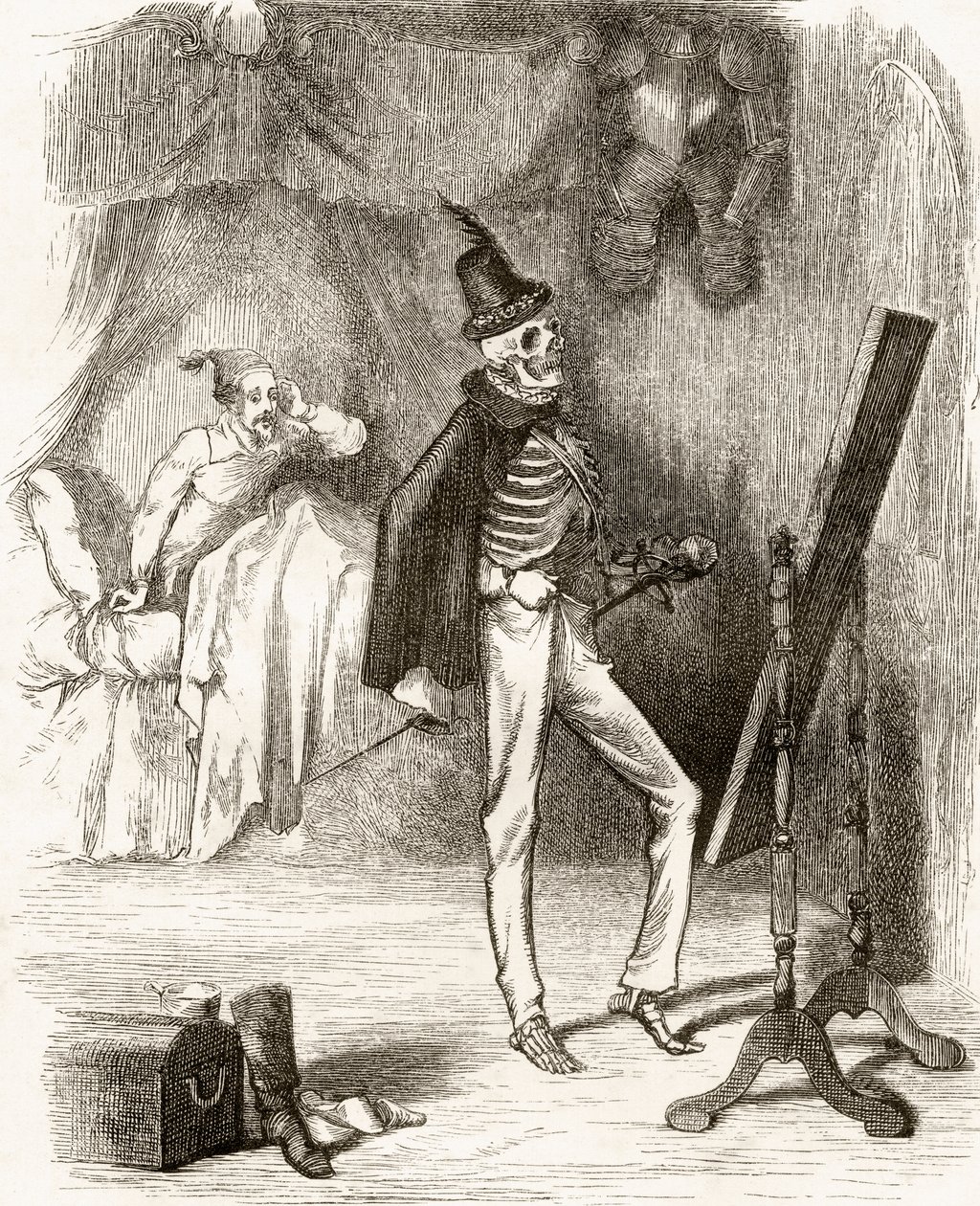 The Spectre of Tappington, Thomas Ingoldsbyn teoksesta The Ingoldsby Legends or Mirth and Marvels, julkaistu vuonna 1865 tekijältä English School