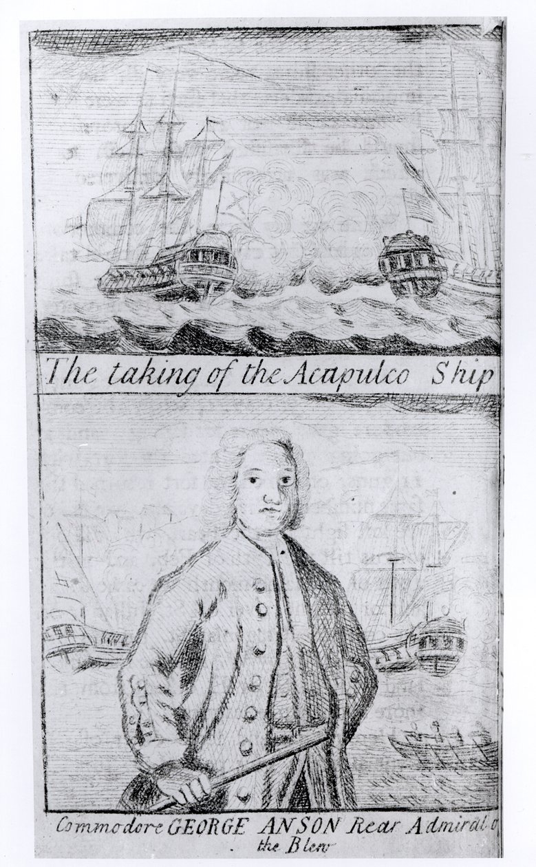 Acapulcon laivan valtaaminen, 20. kesäkuuta 1743. tekijältä English School