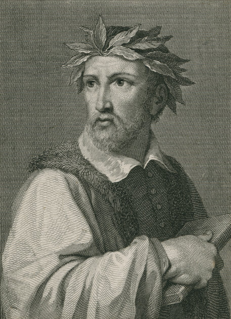 Torquato Tasso The Gallery of Portraitsista, julkaistu 1833 tekijältä English School