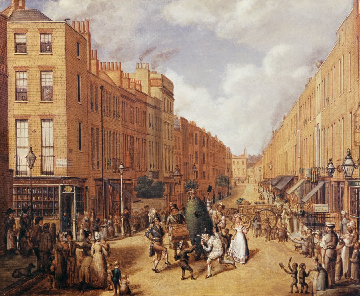 Upper Lisson Street lähellä Paddingtonia, n. 1837 tekijältä English School