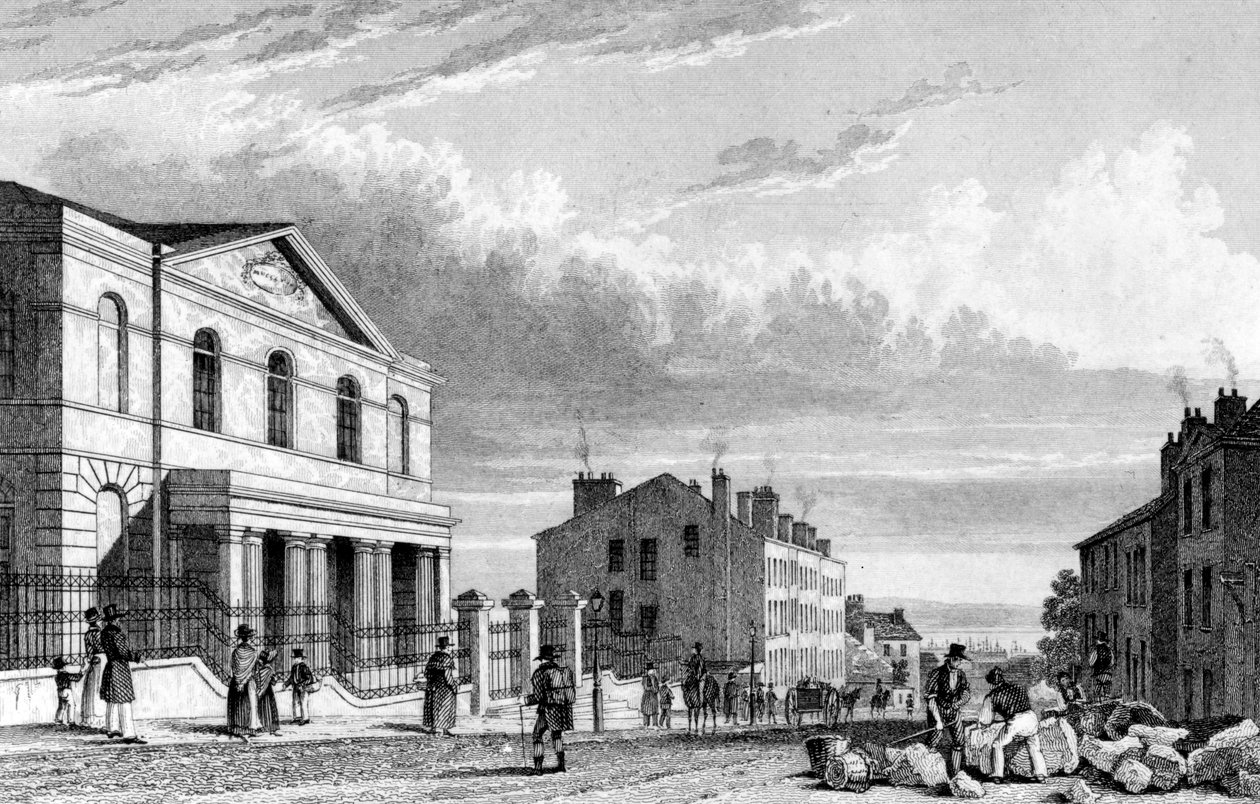 Wesleyan Chapel, Stanhope Street, Liverpool, kaiverrus J. Smith tekijältä English School