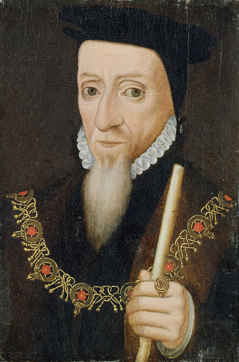 William Powlett (1475-1572) Winchesterin ensimmäinen markiisi, n. 1560-70 tekijältä English School