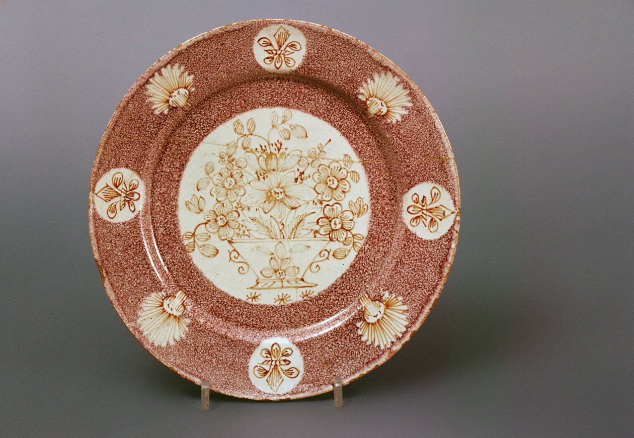 Wincanton delftware levy, n. 1745 (keraaminen) tekijältä English School