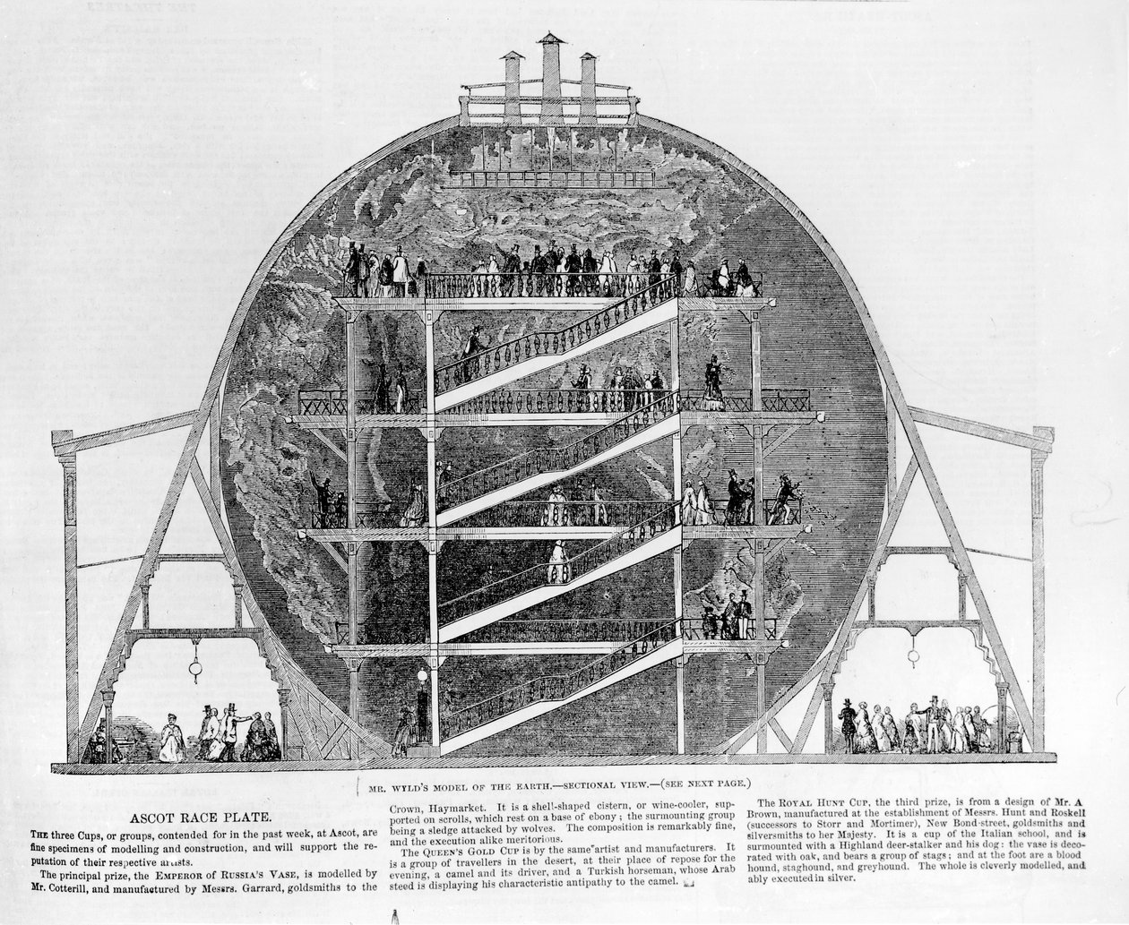 Wyldin malli maasta, 1851 tekijältä English School