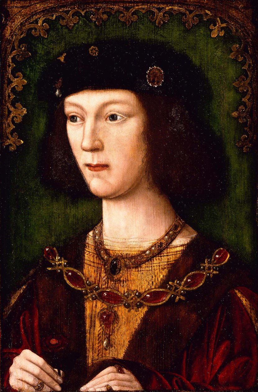Englannin kuninkaan Henrik VIII:n muotokuva, n. 1513 tekijältä English Master