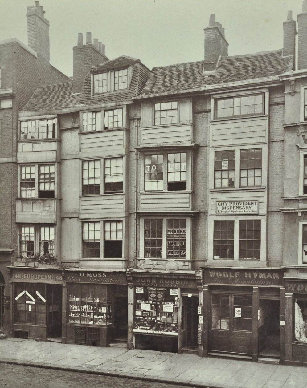 145-148 Aldersgate Street, Lontoo, 1879 tekijältä English Photographer