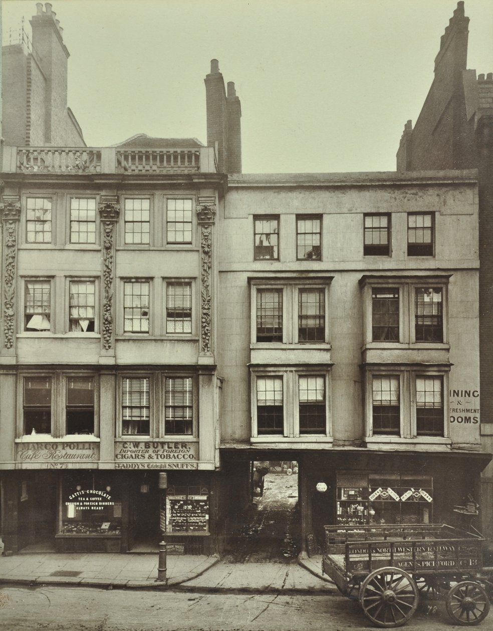 5-7 Aldgate, Lontoo, 1883 tekijältä English Photographer