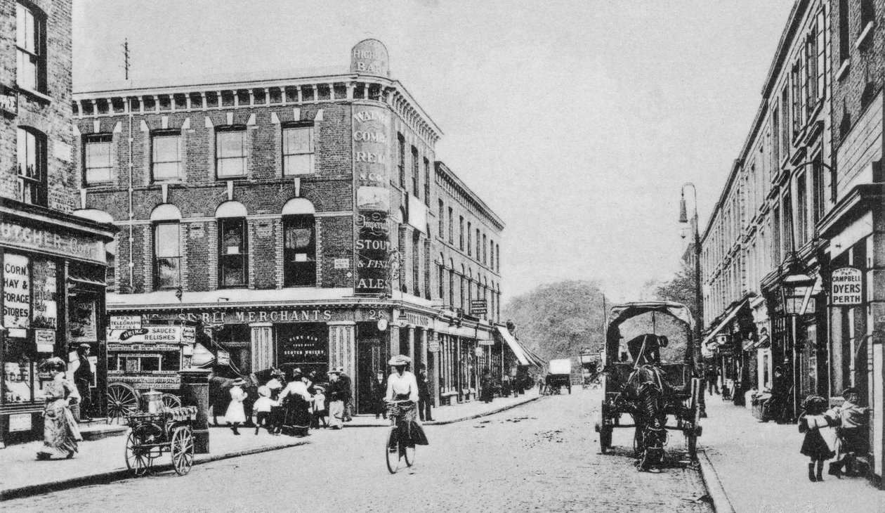 Barn Tavern, Highbury, noin 1900 tekijältä English Photographer
