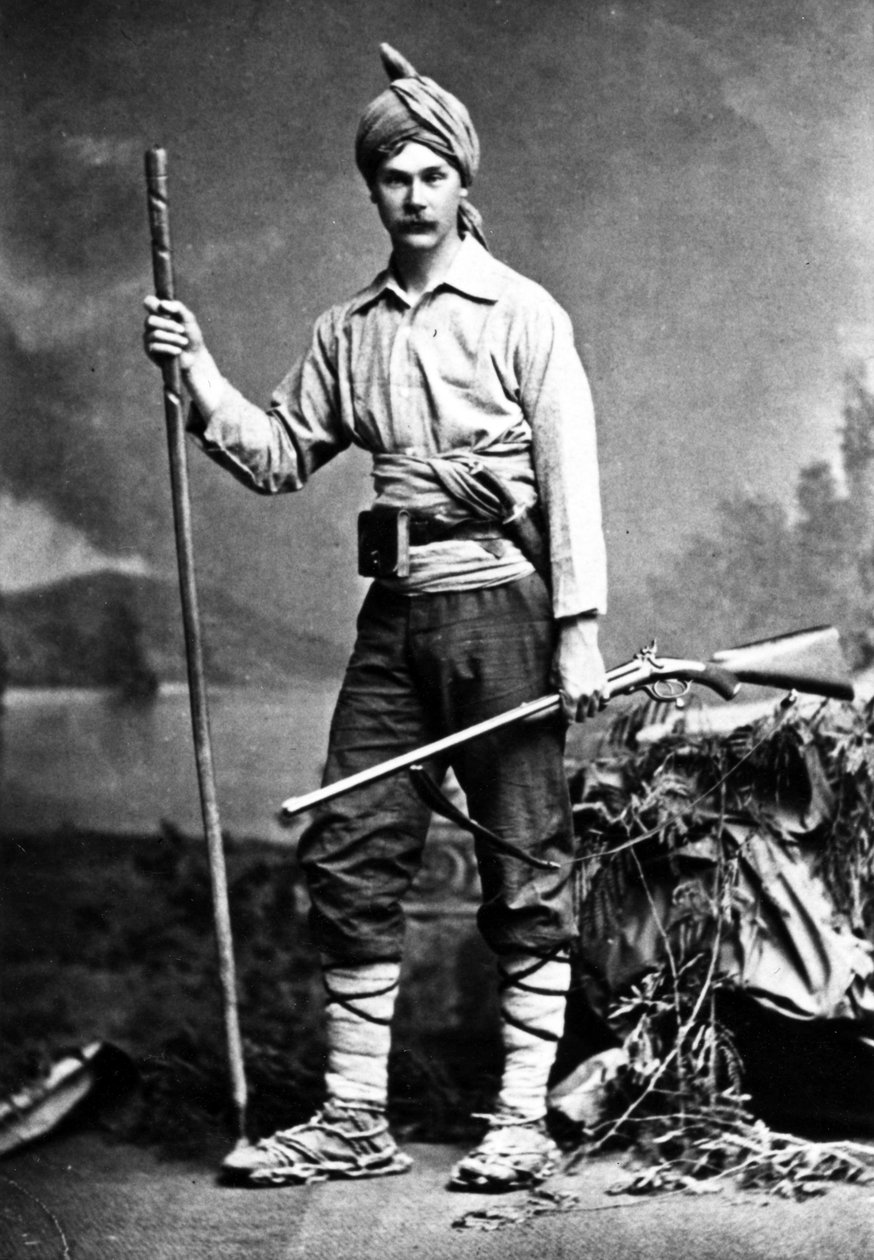 British Huntsman Intiassa, noin 1870-luku tekijältä English Photographer