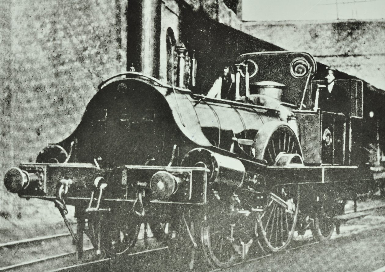 Great Eastern Railway (London & Blackwall-osio) Yhden kuljettajan tankkiveturi, 1860 tekijältä English Photographer