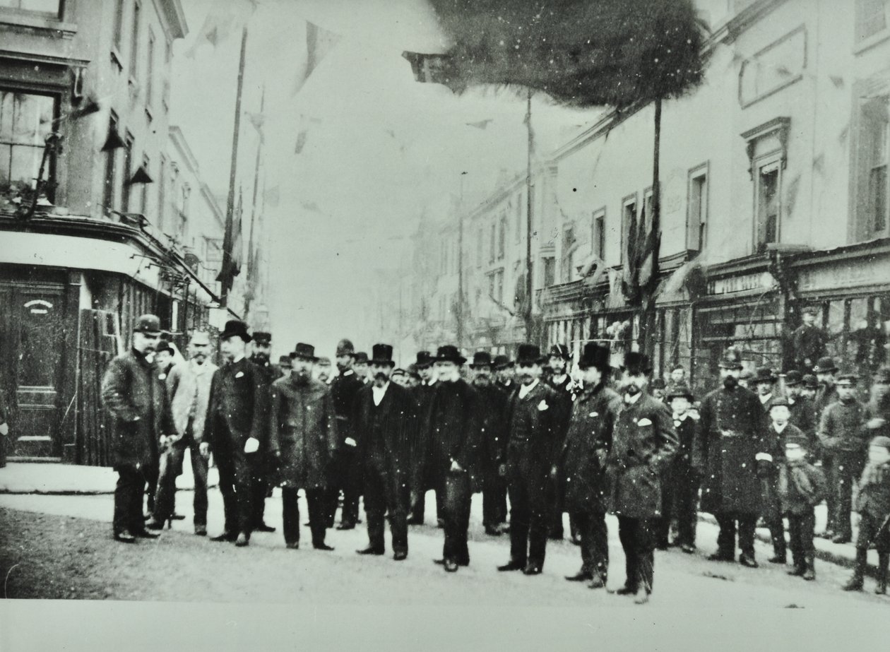 Hare Street: Woolwichin lautan avaaminen 1889 tekijältä English Photographer