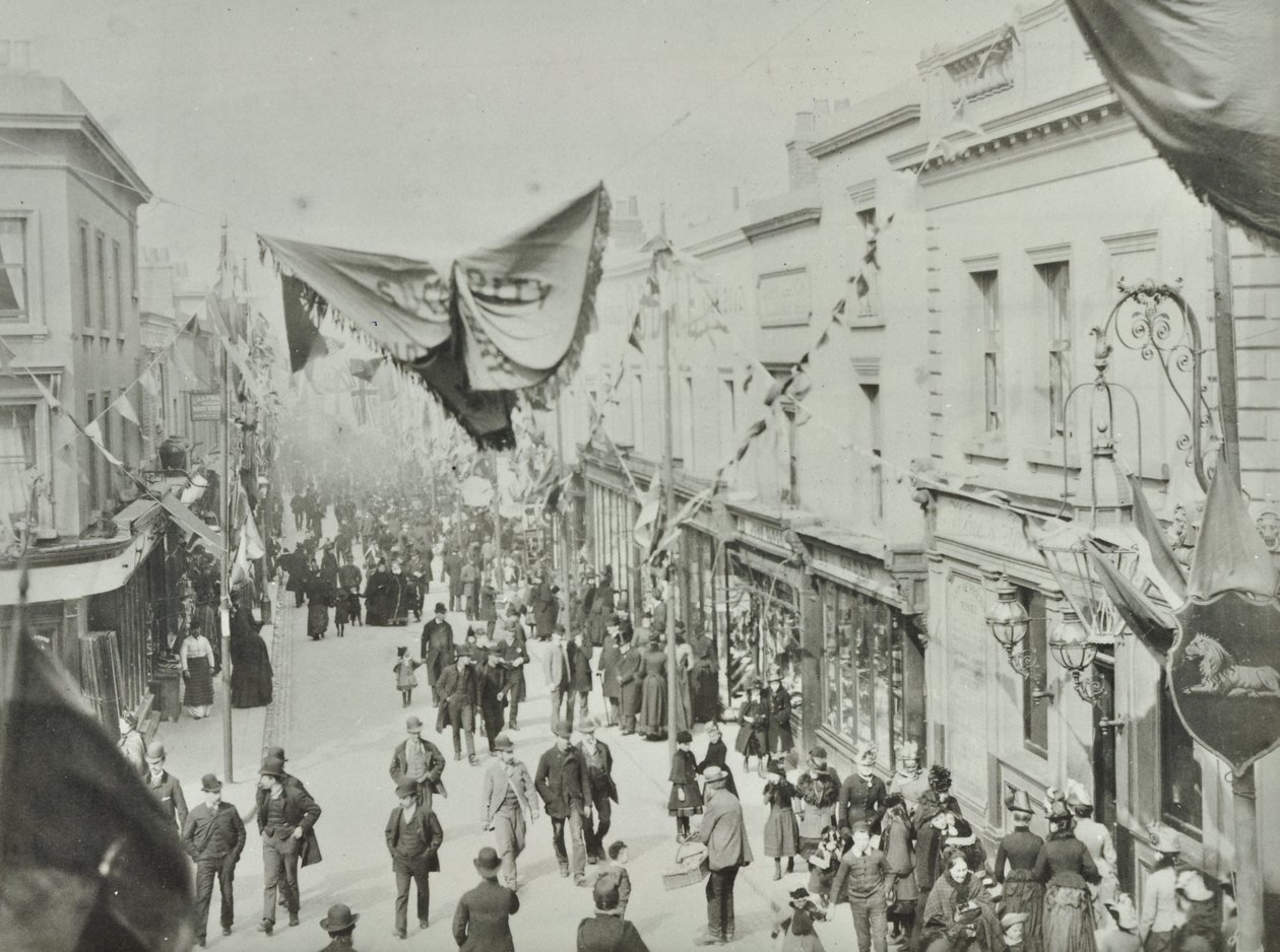 Hare Street: Woolwichin lautan avaaminen 1889 tekijältä English Photographer