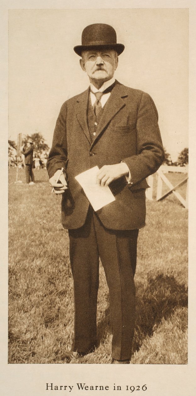 Harry Wearne vuonna 1926 (seepiakuva) tekijältä English Photographer