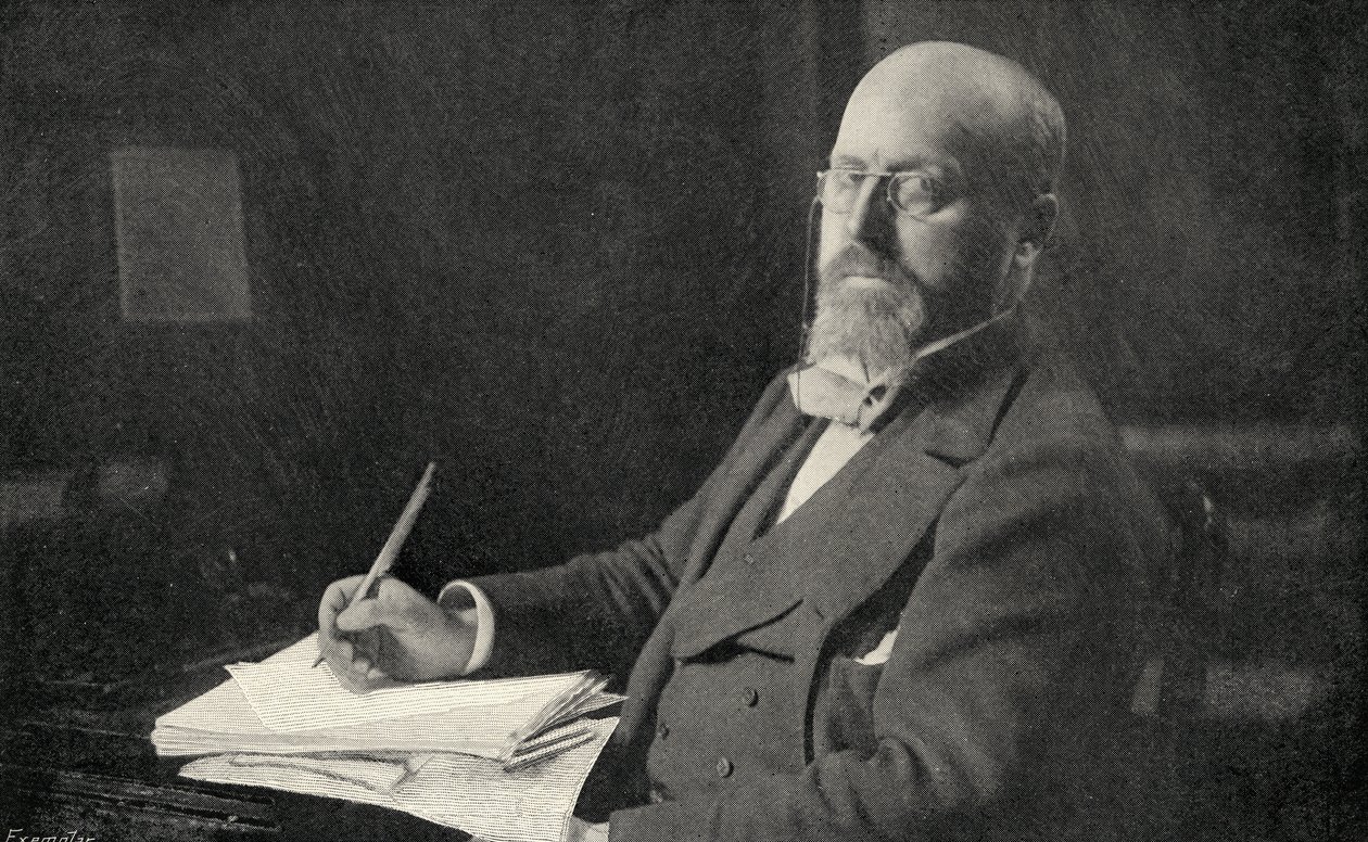 Henry James (1843-1916) työhuoneessaan tekijältä English Photographer