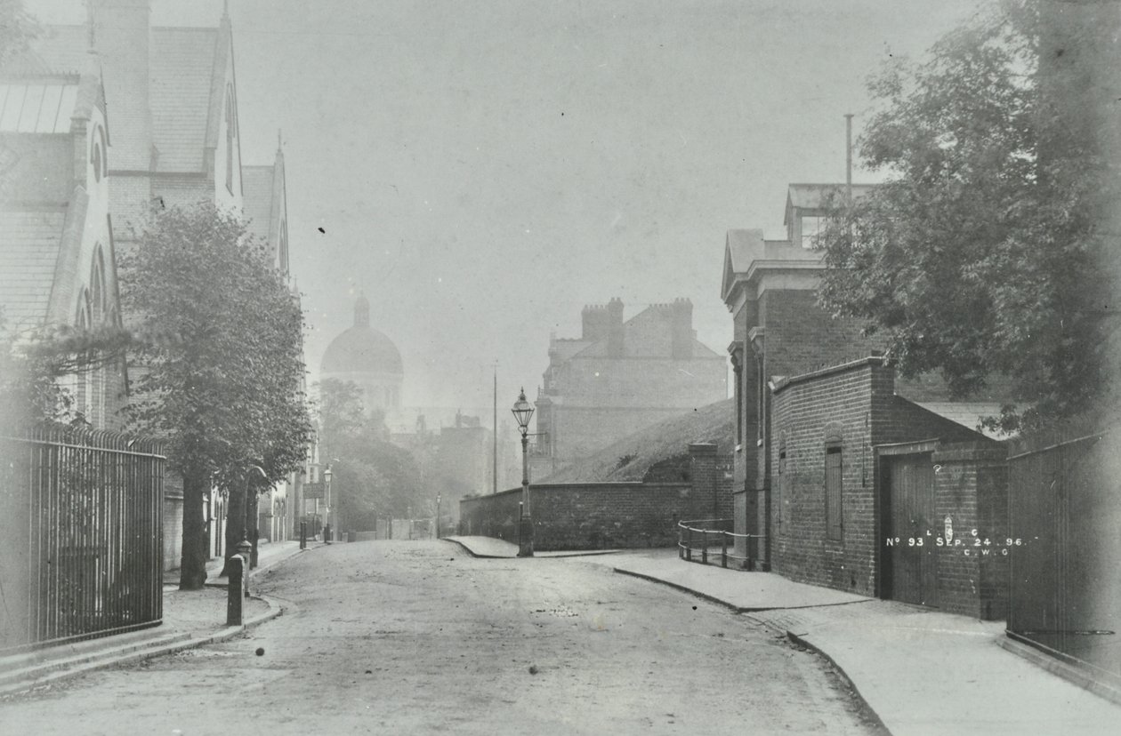 Highgate Archway: läntinen lähestymistapa, 1896 tekijältä English Photographer