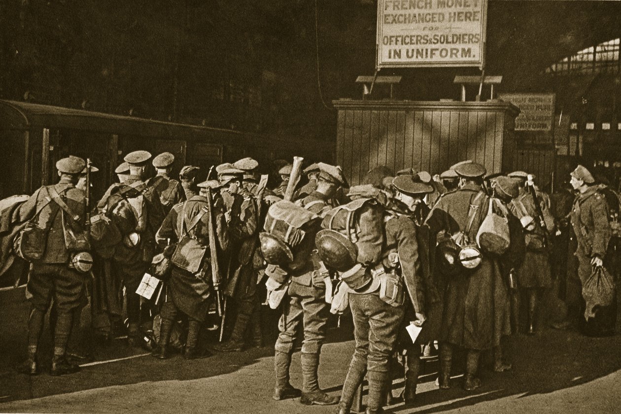 Kotimatkalla, heidän suuren tehtävänsä saatuaan päätökseen 1918-1919 tekijältä English Photographer