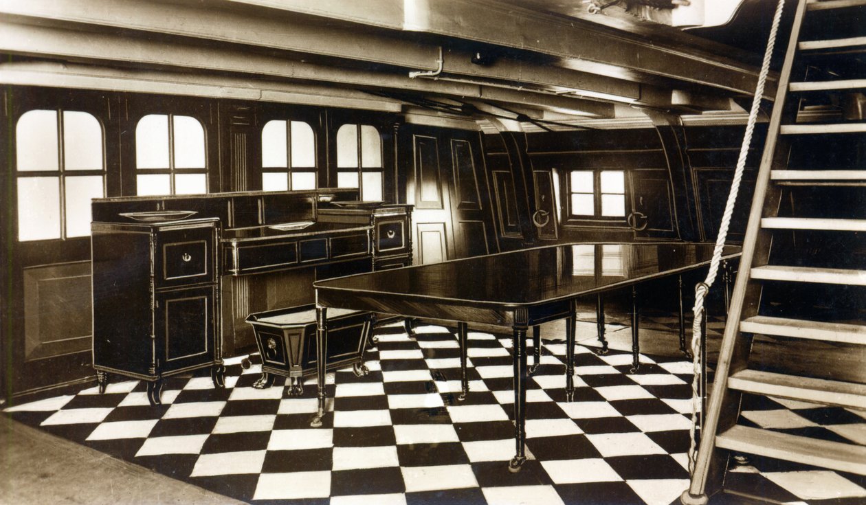 Nelsons-ruokasali HMS Victoryn laivalla tekijältä English Photographer