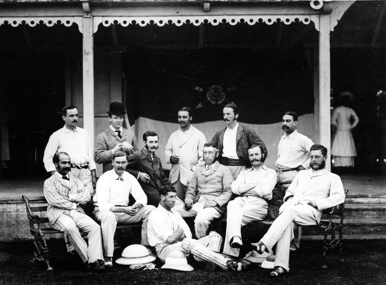 Old Harrovian Cricket 11 Intiassa, 1878 tekijältä English Photographer